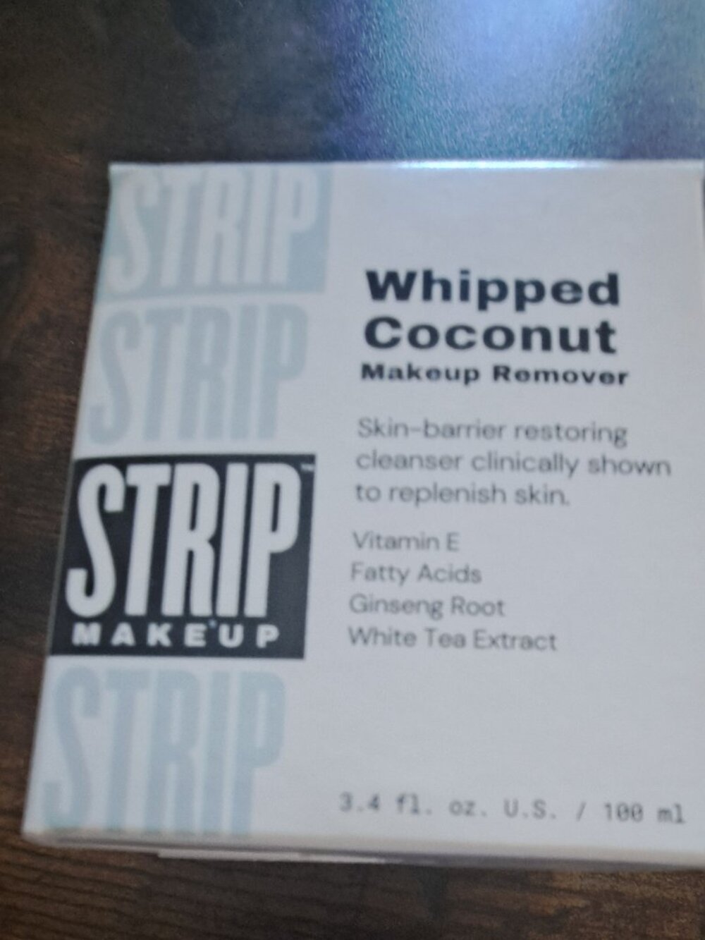 STRIP MAKEUP WHIPPED COCONUT MAKEUP REMOVER